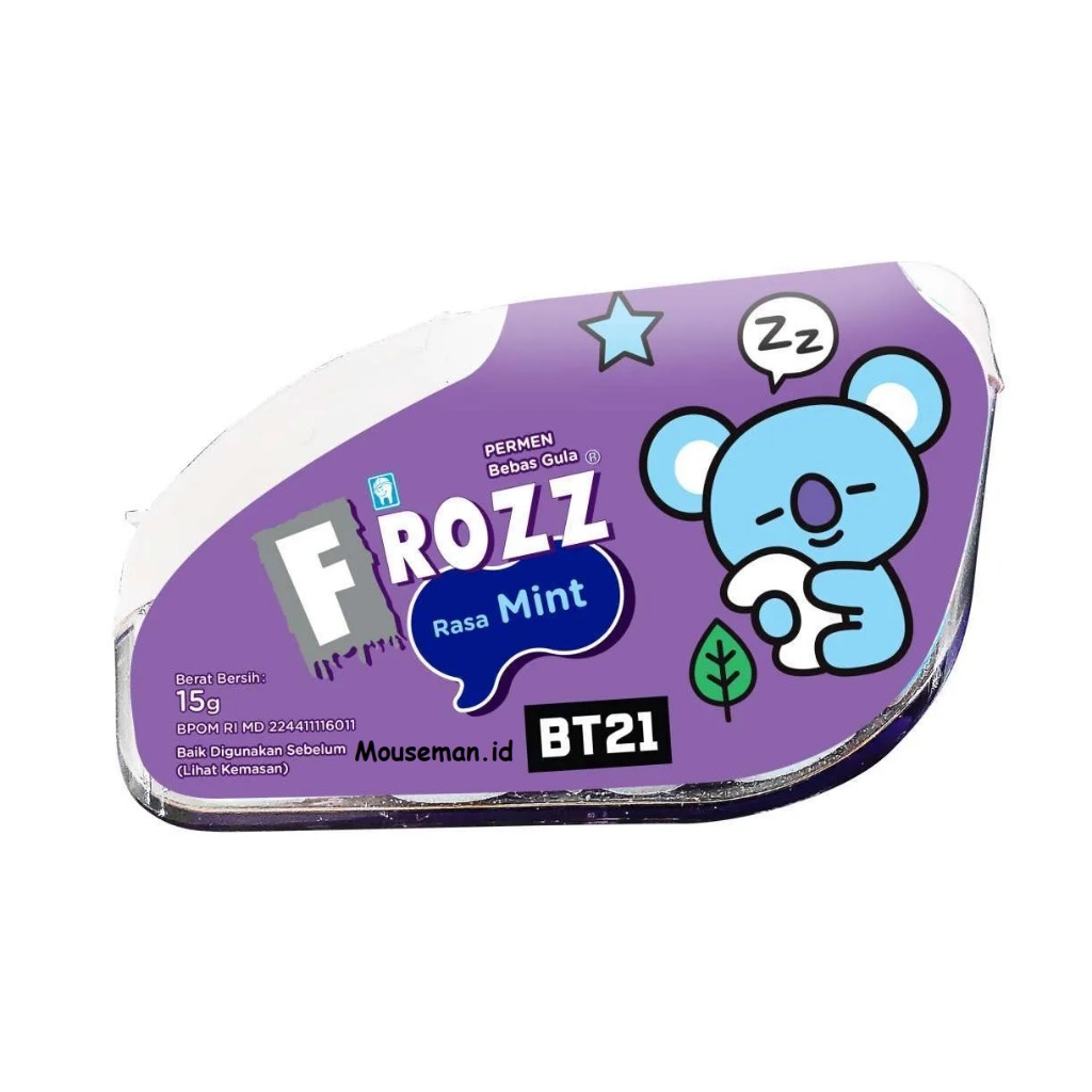 

Permen BT21 Bebas Gula FROZZ Rasa Mint 15gr