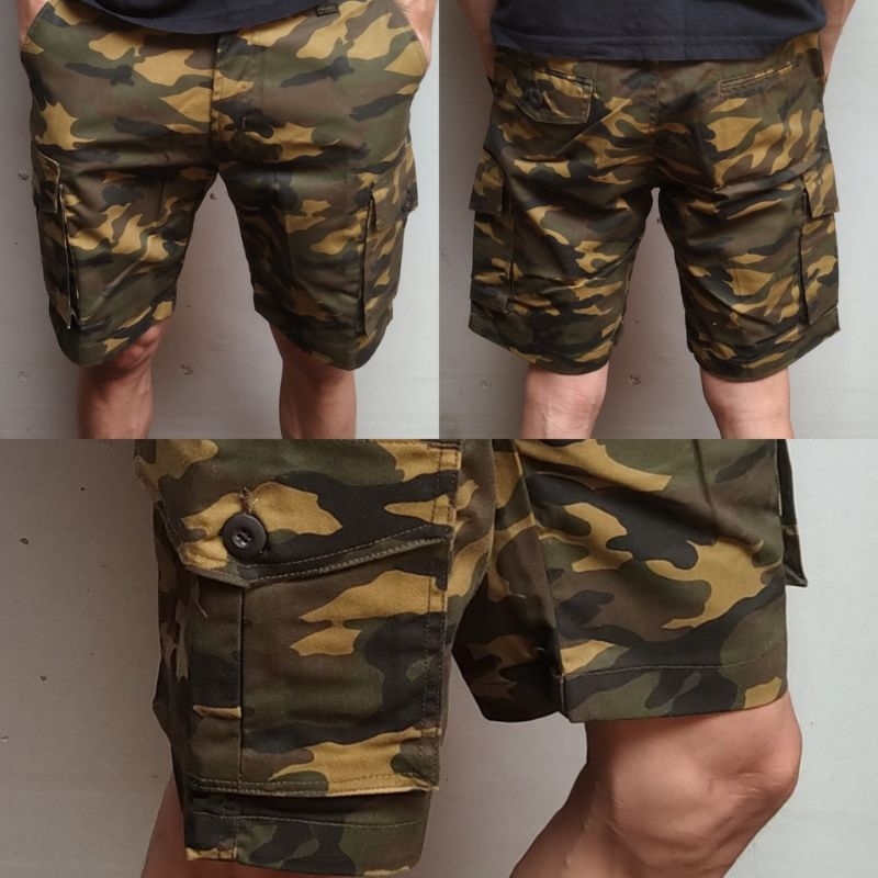 CELANA CARGO CAMO PENDEK