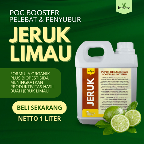 Pupuk Jeruk Limau / Pupuk Jeruk Limo / Pupuk Booster Jeruk Cepat Berbuah Lebat Besar Manis dan Atasi