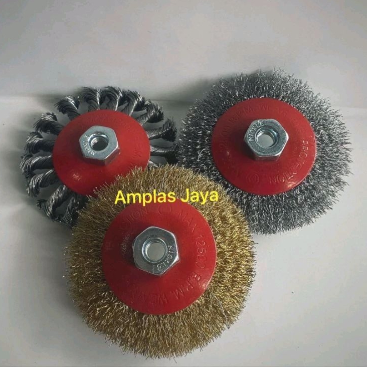 wire brush disc 4 inch/sikat kawat gerinda