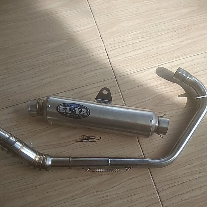Knalpot racing ELYA ORIGINAL model tlr altan dpj buat VIXION CBR SONIC R15 VERZA MX KING BISON MEGAP