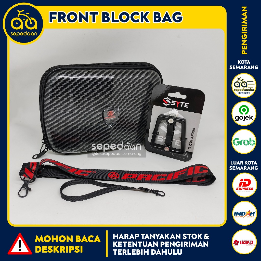 Tas Front Block Bag Sepeda PACIFIC SYTE - 1 (Aksesoris)