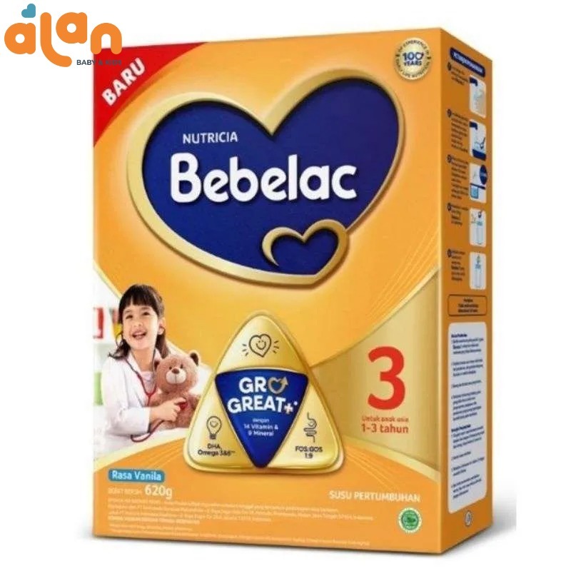 Bebelac 1+ (1-3 Tahun) 600g - Susu Pertumbuhan