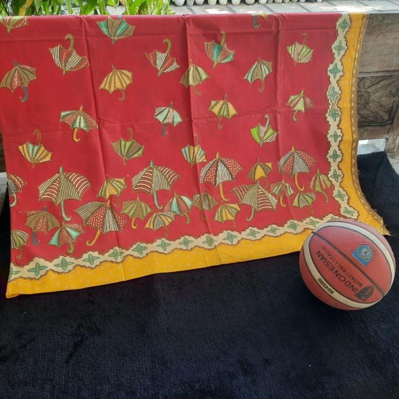 Kain Batik Tulis motif payung bahan kemeja blouse pria wanita