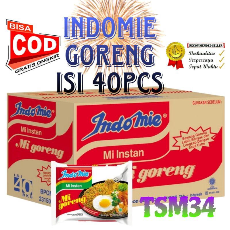 Indomie goreng 1dus isi 40pcs harga grosir