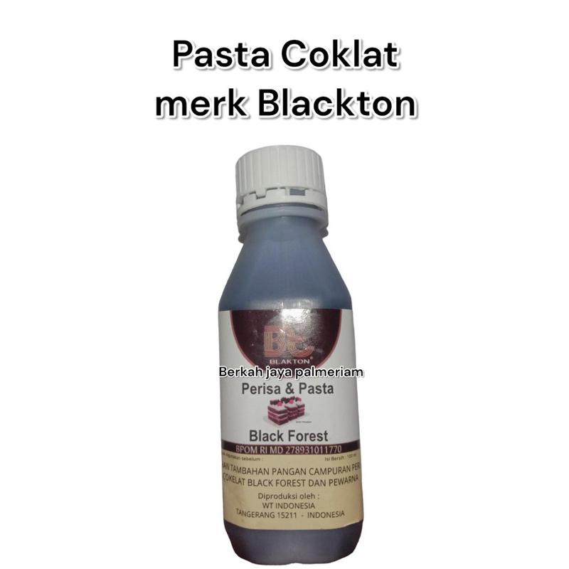 

BLACKTON PASTA PERISA COKLAT / BLACK FOREST 100 GRAM