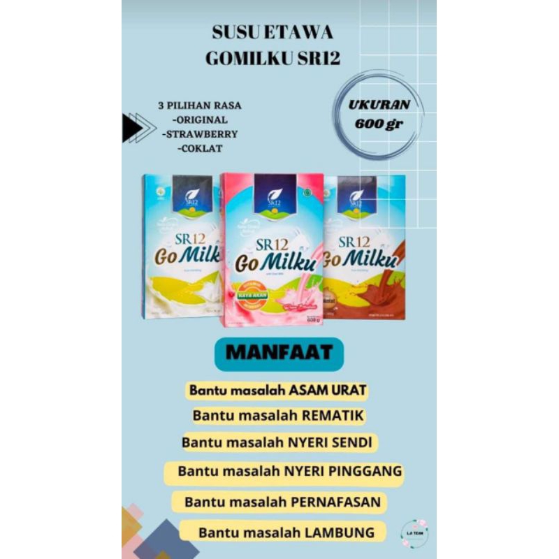 

Susu Etawa GoMilku SR12