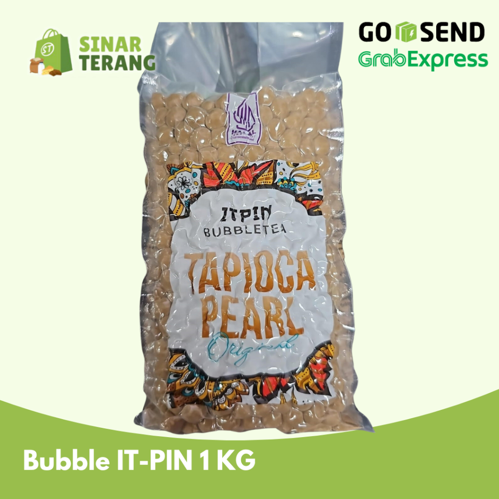 

1 karton Bubble Tapioca Pearl 12 KG IT PIN GOJEK ONLY