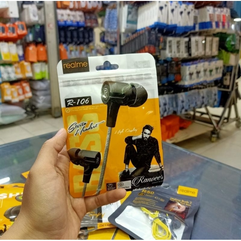 Headsfree Headset Realme R40 / R24 / R33 / R21 / R34 / R88 / R106 / R20 / R30 / R50 / R32 / R21 ster