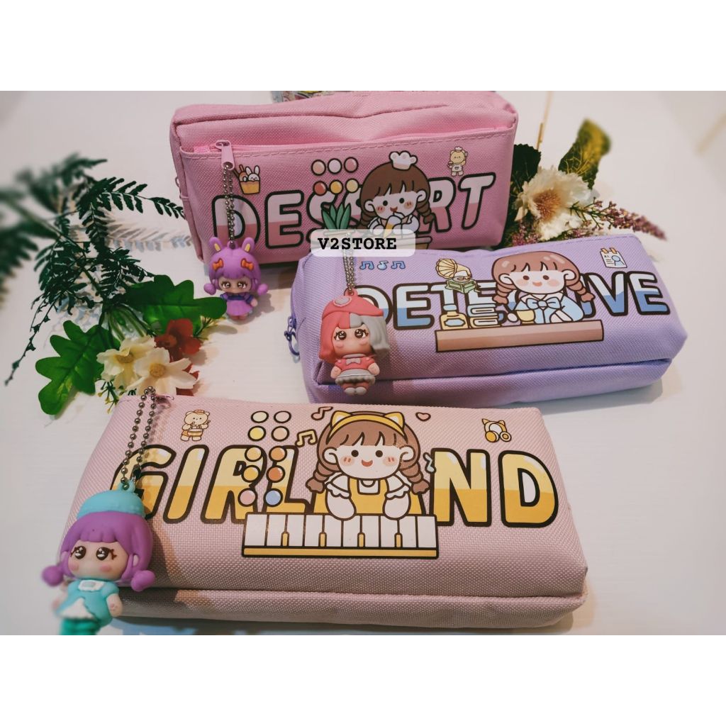 

Pensil Case Kain Gantungan Dino HR-210 / PREMIUM Kotak Pensil Anak / Tempat Pensil Lucu Anak Sekolah