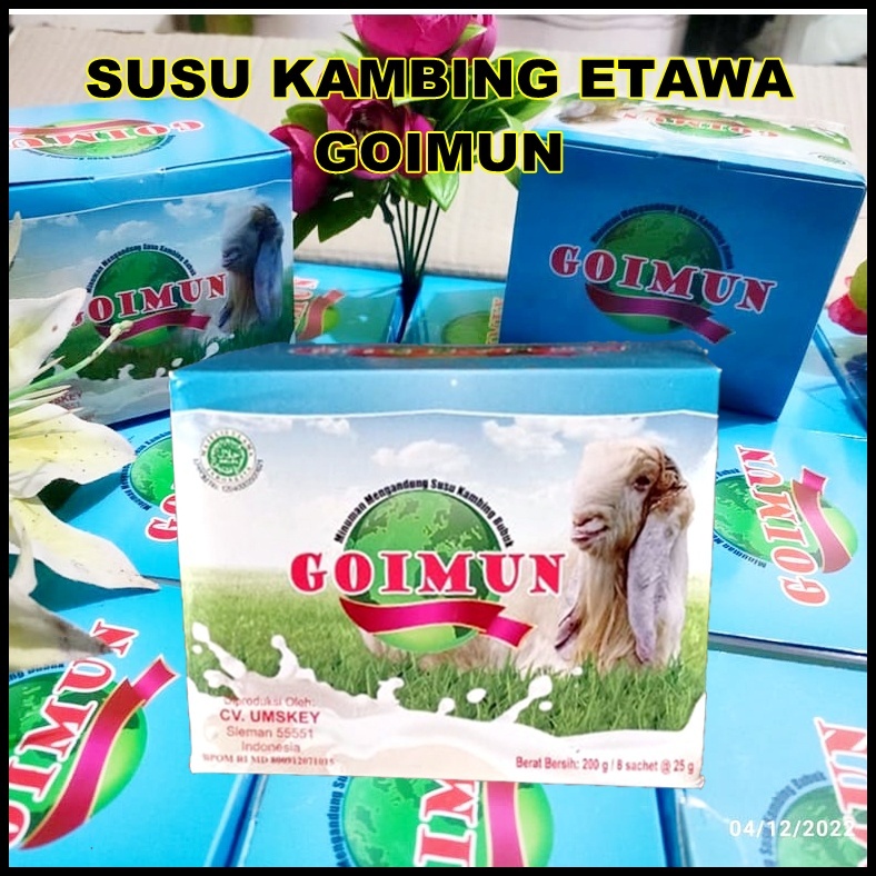 

SUSU KAMBING ETAWA GOIMUN 1 BOX ISI 10 SACHET 25 GR 100% ORIGINAL