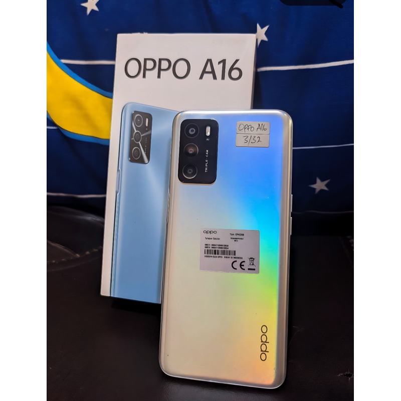 OPPO A16 ram 3gb internal 32gb