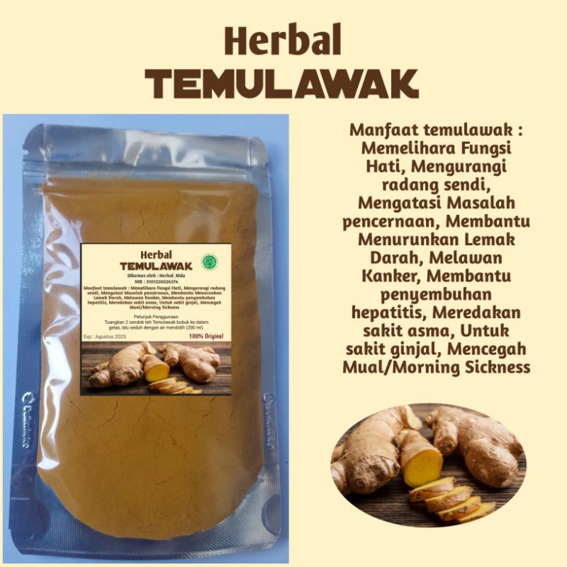 

HERBAL TEMULAWAK BUBUK ORIGINAL 50 GRAM