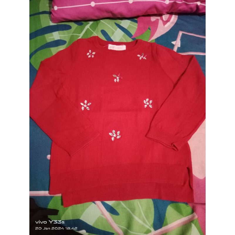 preloved sweater rajut anak H&M