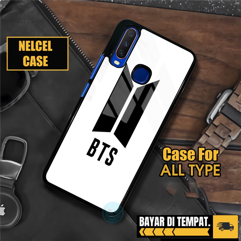 NELCEL CASE SOFTCASE GLASS BTS ALL TYPE VIVO Y12 Y15 Y17 Y12i Y11