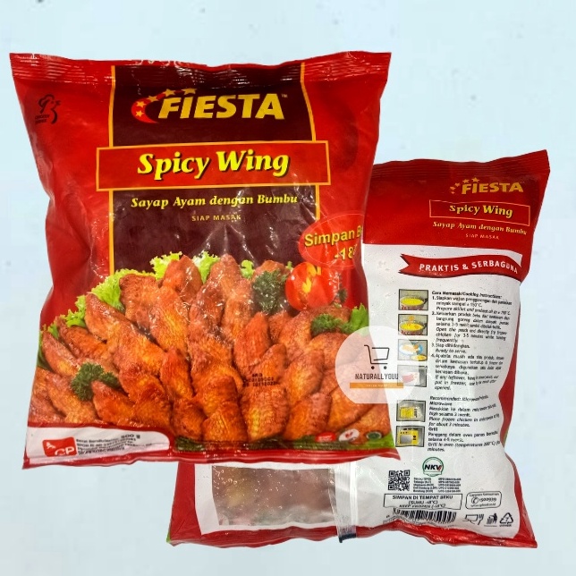 

Terbaik Fiesta Spicy Wing 5gr Sayap ayam goreng bumbu instant gas