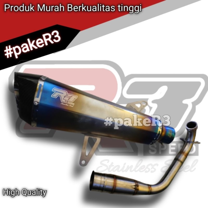 Knalpot Racing Xmax Original R3 Speed Fulset GM R1