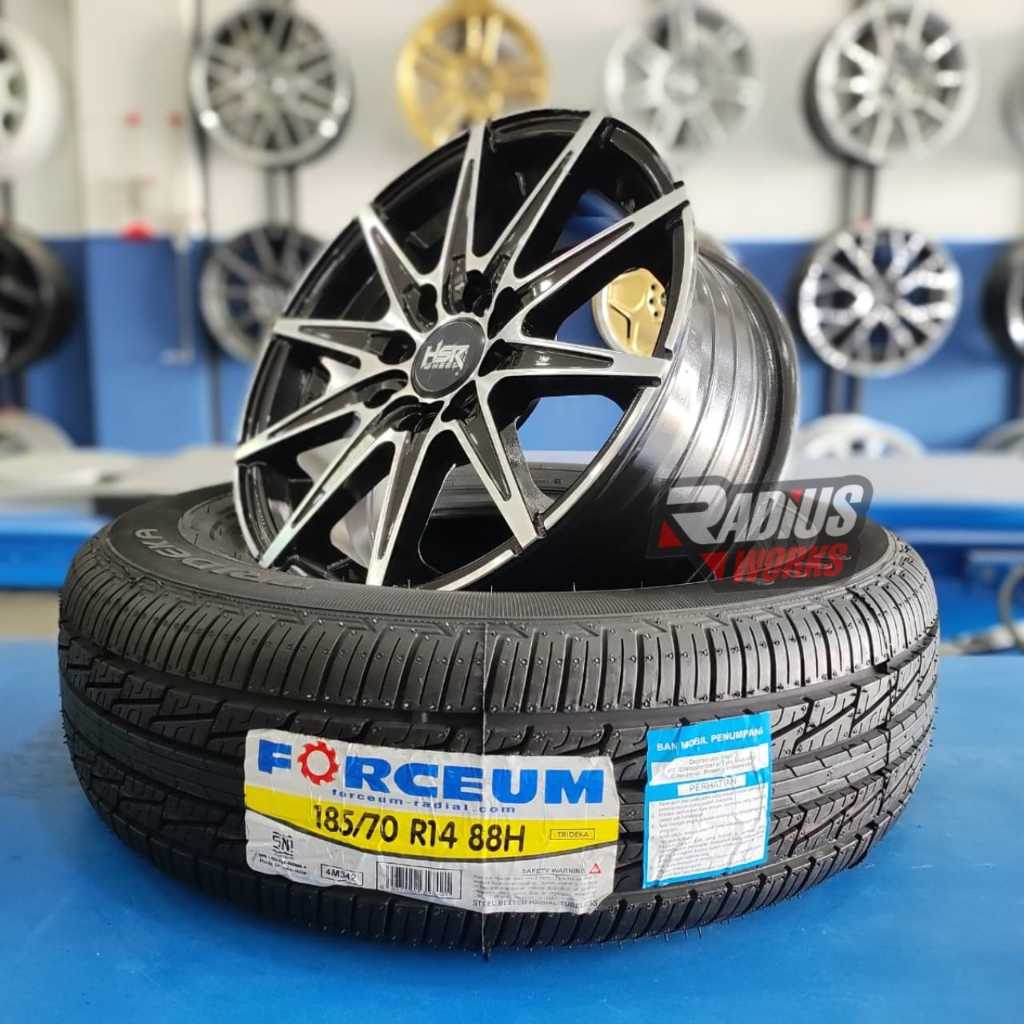 PAKETAN VELG + BAN MOBIL AVANZA XENIA RING 14 HSR KCCX