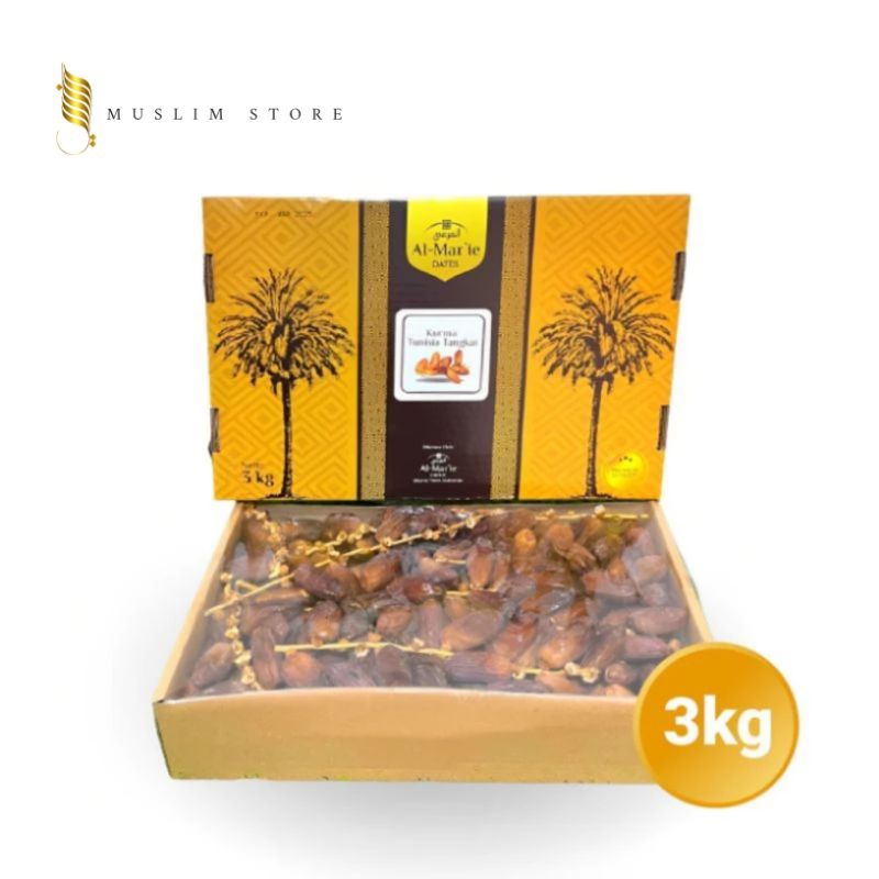 

Al Mar'ie Kurma Tunisia Tangkai 3kg Original Dates of Tunisia