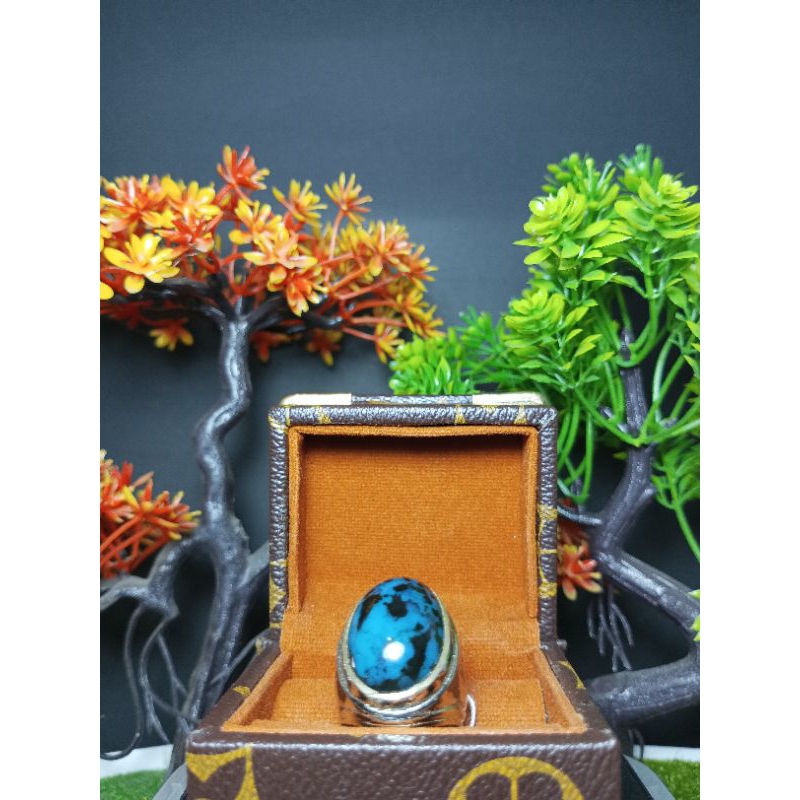 Cincin Batu Bacan Doko Kristal 100%NATURAL