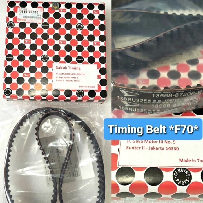 Timing Belt Daihatsu Taft Gt F70 F73 F75 F78 Hiline Rocky - Tali Sabuk Taft Gt F70 F73 F75 F78 Hilin