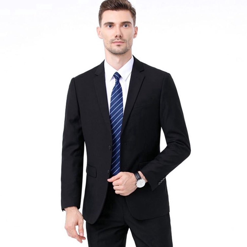 Modern Parayu  Jas Blazer Vali Jas Pria Formal Kancing Dua Slim Fit