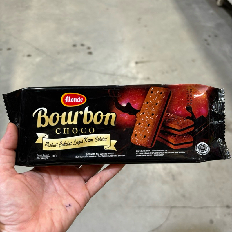 

Monde Bourbon Choco 140 gr Monde Biskuit Coklat 140gr