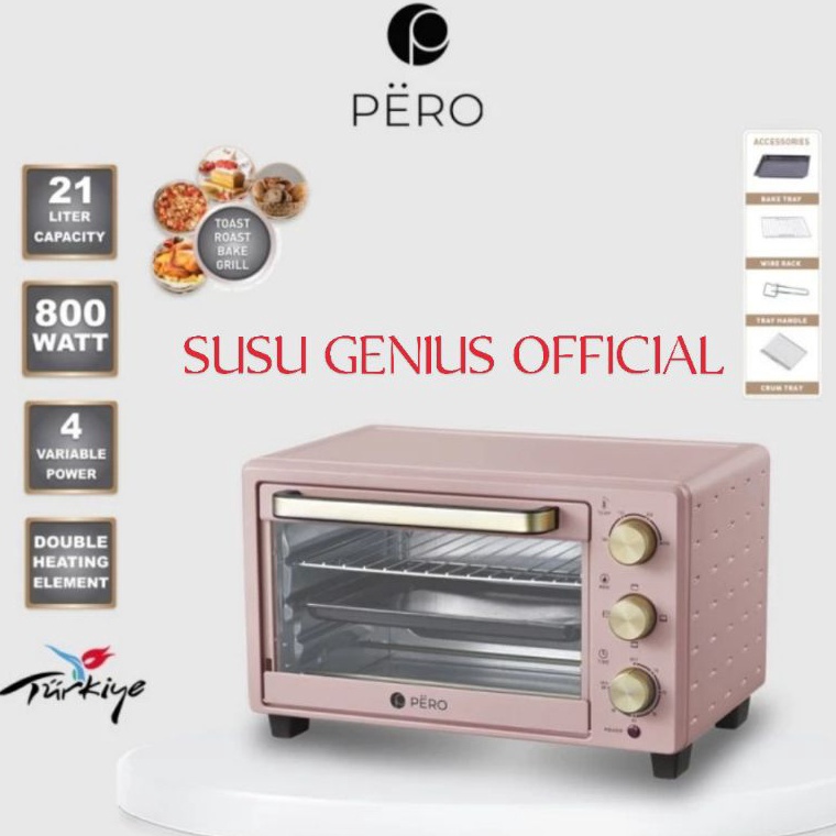 MCm Pero Multifunction Oven 21L Listrik Pink  Sky Blue  Minty Blue