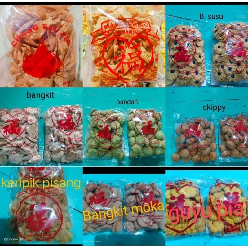 

Kue kering isi 250gram bungkusan
