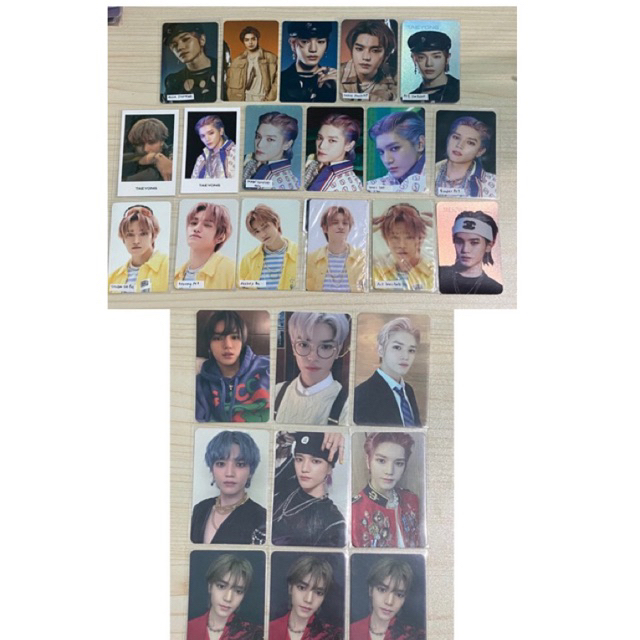 (k) & (V) Taeyong pc kihno and merch resonance 2020 frameset sticker tablet pouch standee pola holo 