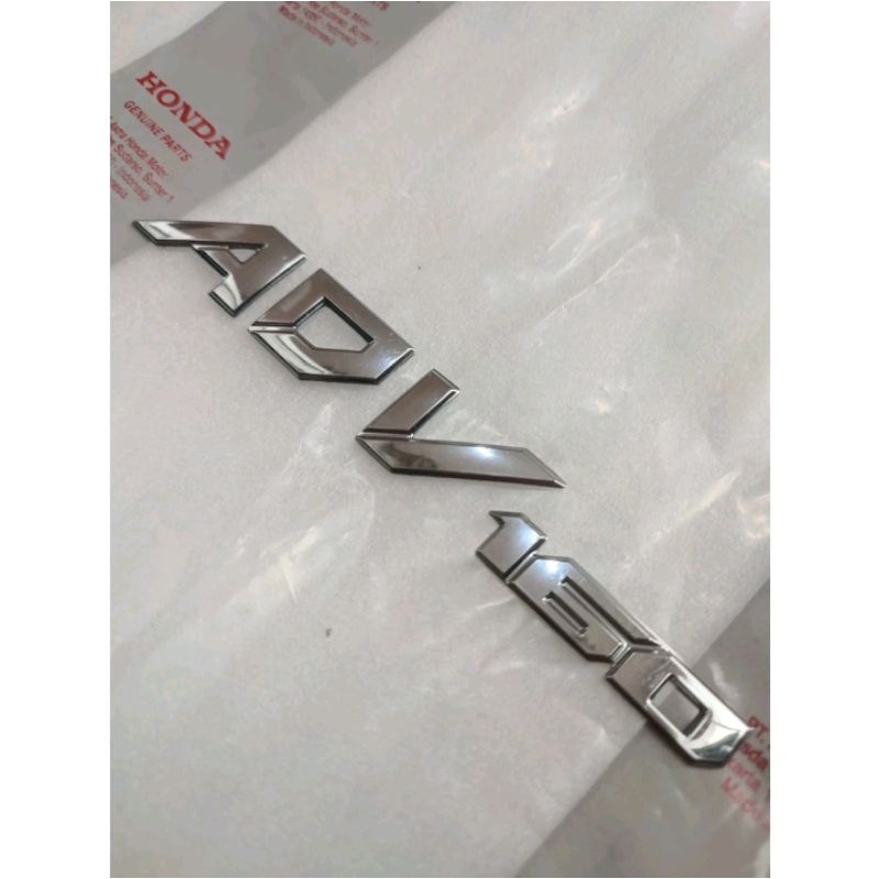 Emblem ADV 160 CHROME original emblem logo ADV 160 Type  1 - ADV 160