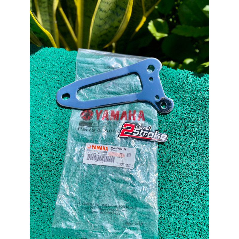 BREKET KNALPOT RX KING NEW 08 CROM BREKET GANTUNGAN KNALPOT RX KING CROM