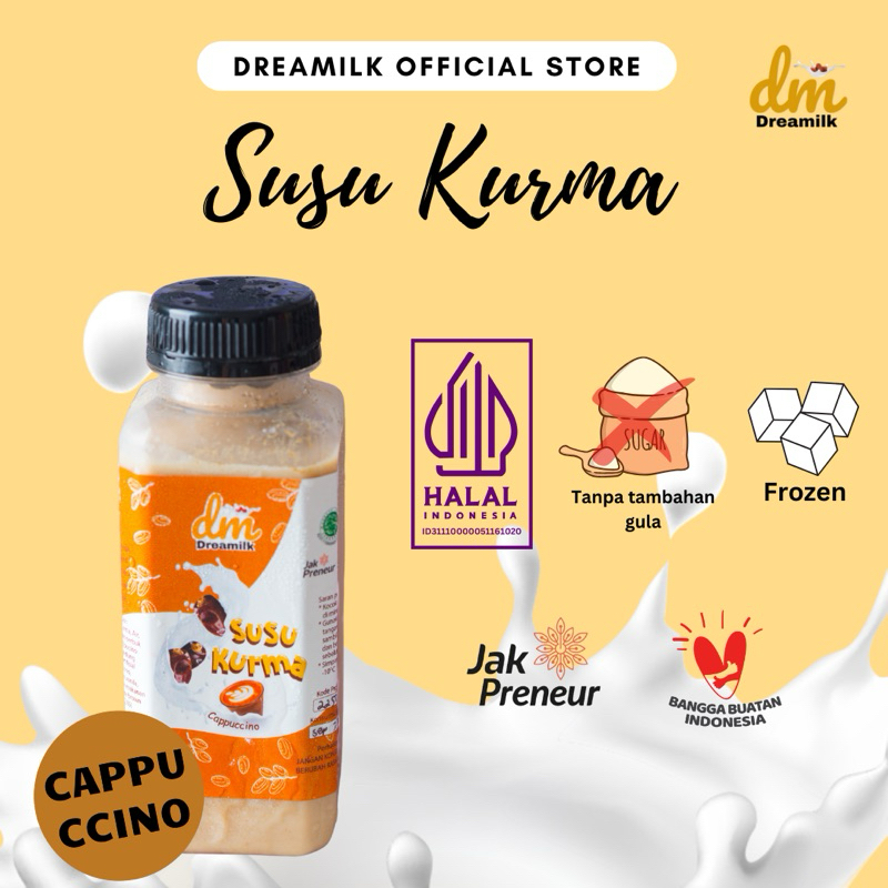 

SUSU KURMA Dreamilk Rasa CAPPUCCINO 260ml