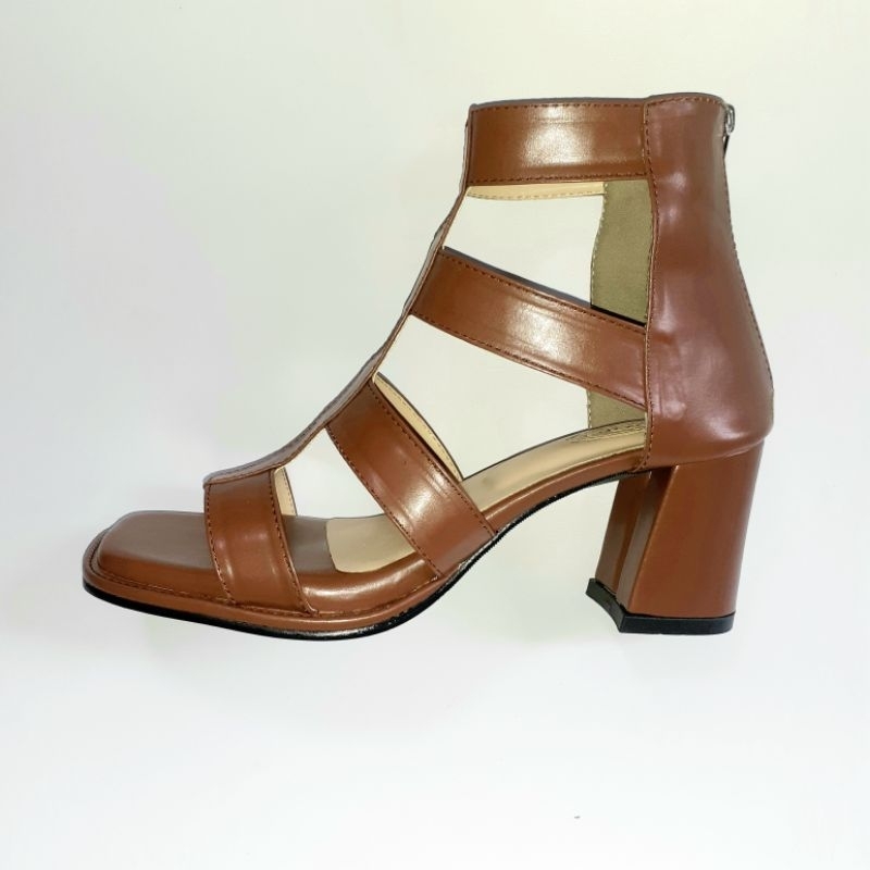 kezona seinnesha / sandal sepatu Wanita Heels / gladiator Heels 7cm series big size