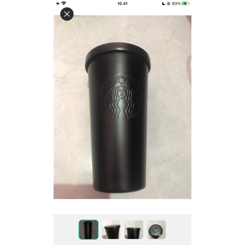 tumblr stainless starbucks original // hitam