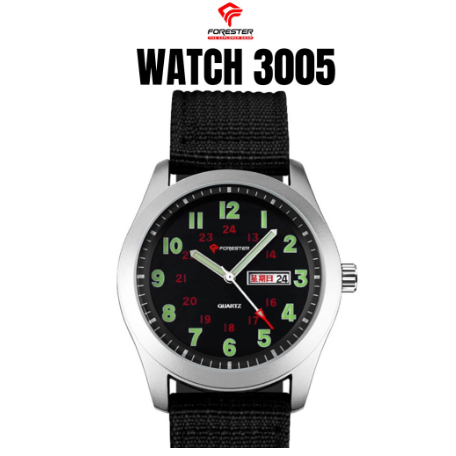 Forester Jam Tangan Analog Pria 3005 Watch Water Resistant JTF3005 EID