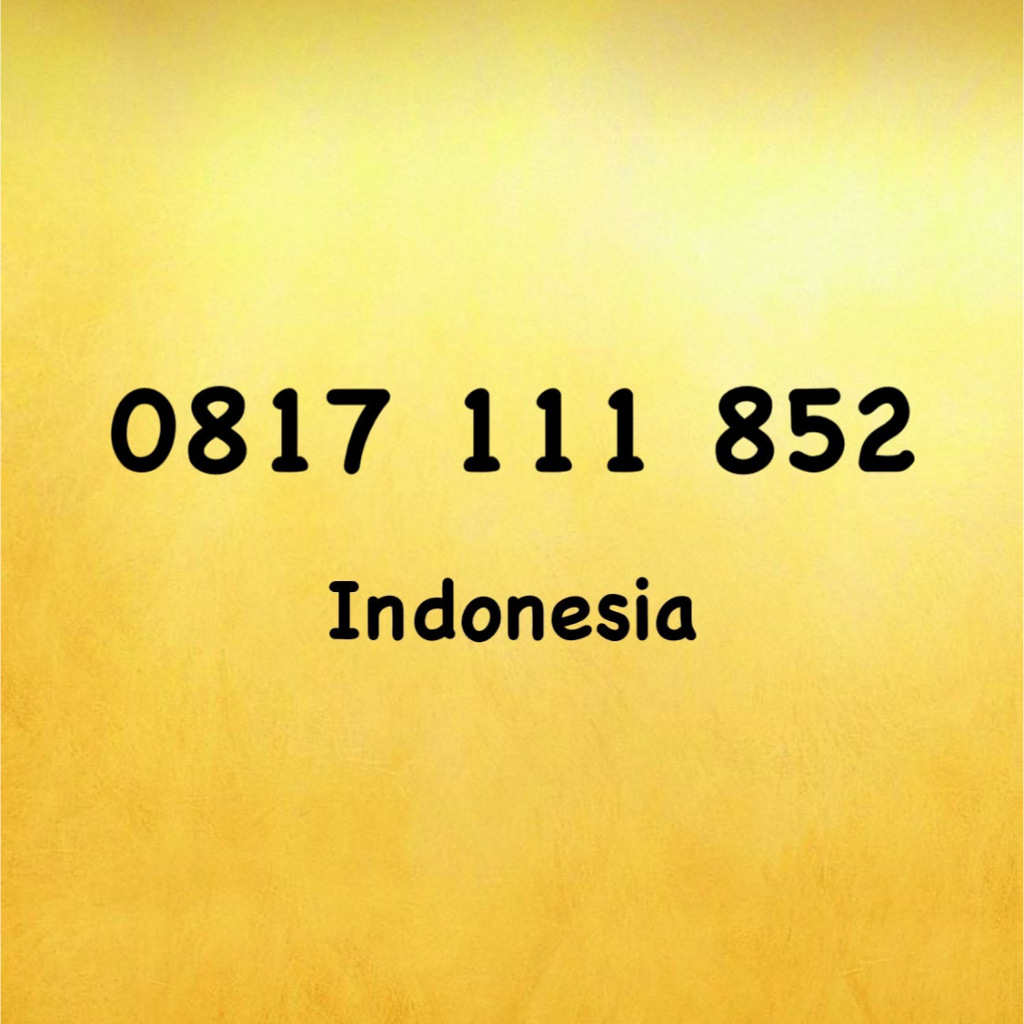 Nomor Cantik XL Bebas 10 Digit Triple A Tengah - 0817 111 852