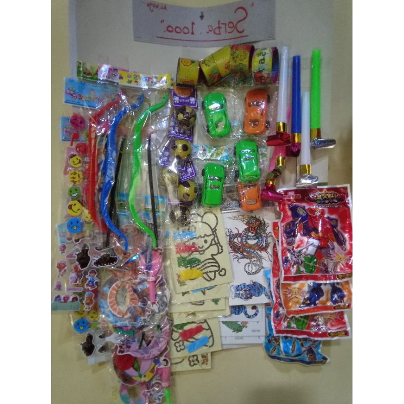 Mainan renceng renteng anak serba 1000(50pcs)