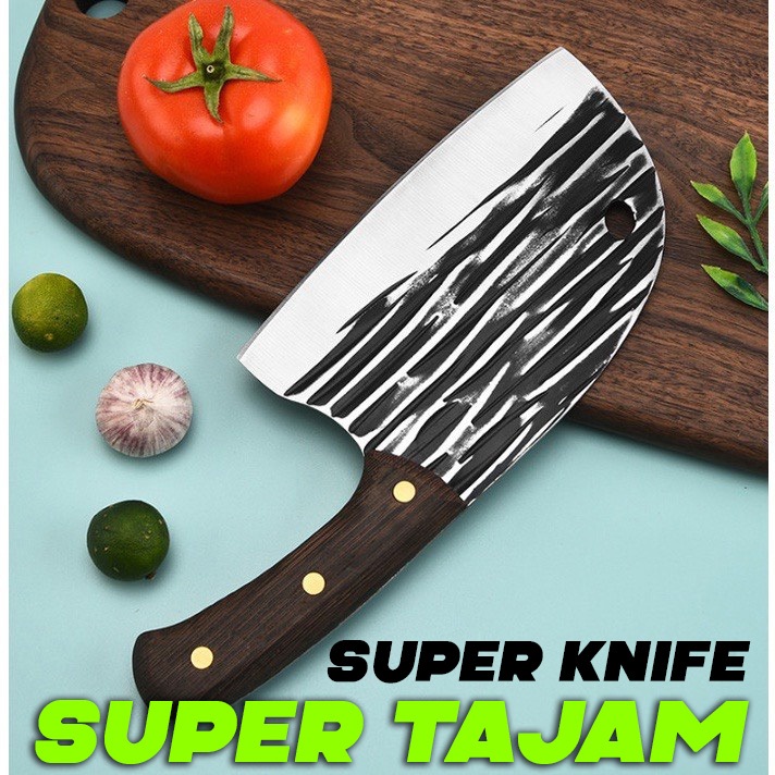 SUPER TAJAM Pisau koki dapur baja stenlis steel/Japanese golok Super Knife / Pisau daging Jepang Ant