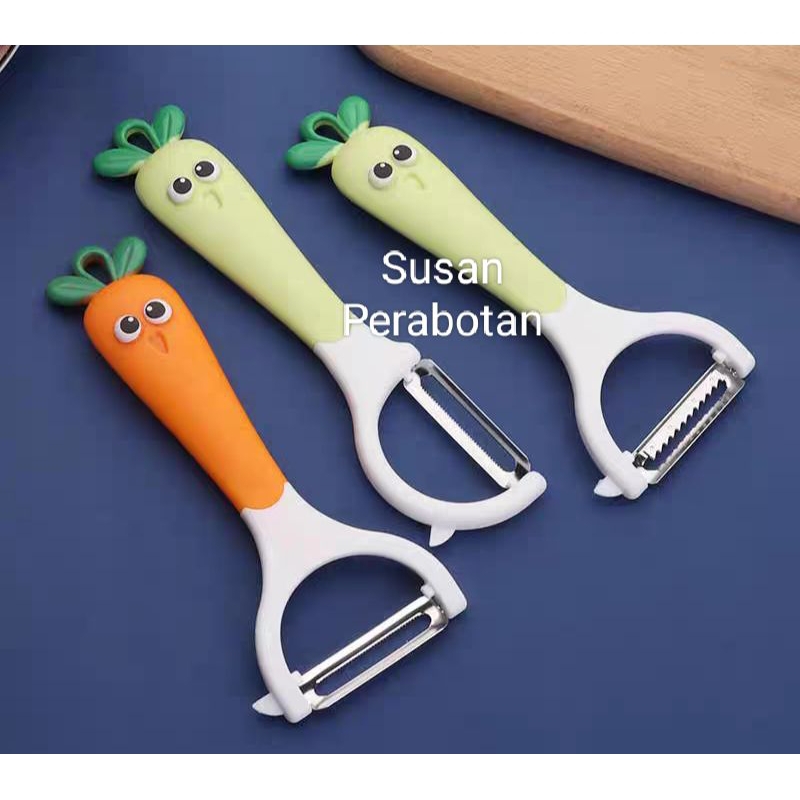 Peeler Gagang Wortel Tajam/Peeler Pisau Pengupas Kulit Buah Sayuran/Peeler Tunggal