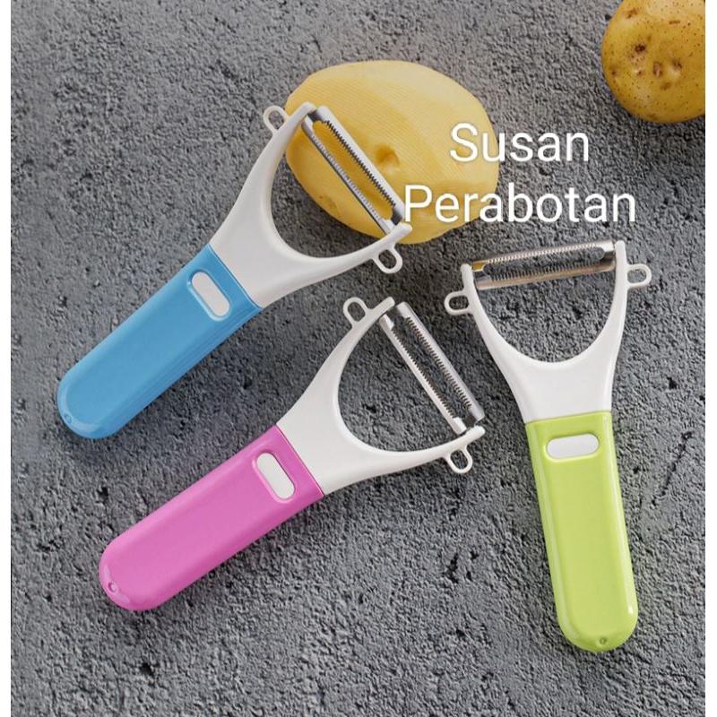 Peeler Pisau Pengupas Kulit Buah Sayuran Tajam/Peeler Tunggal/Peeler Warna