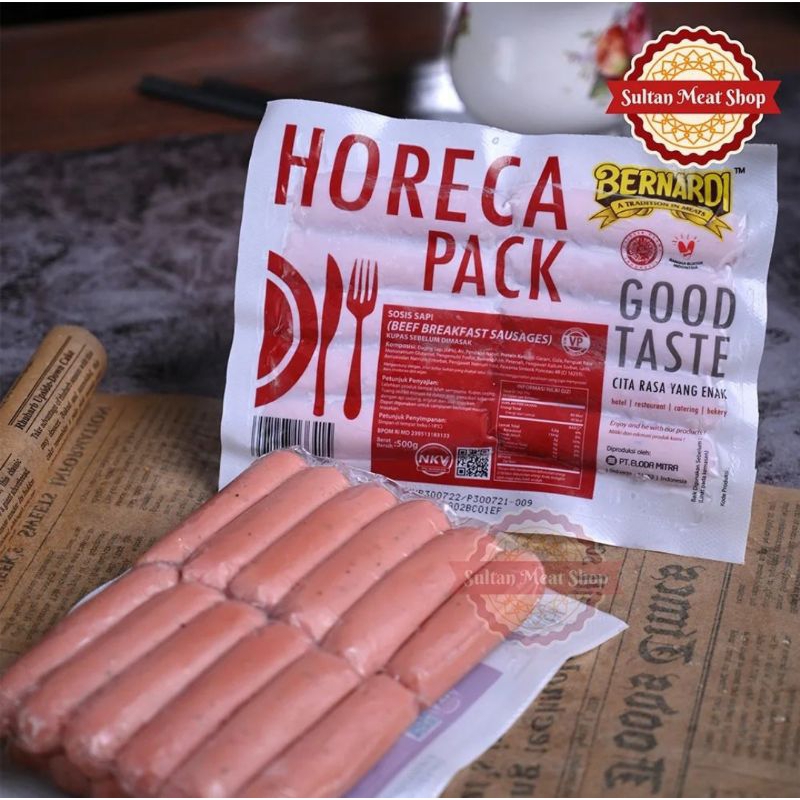 

Sosis Sapi Bernardi Horeca 500 Gram Halal