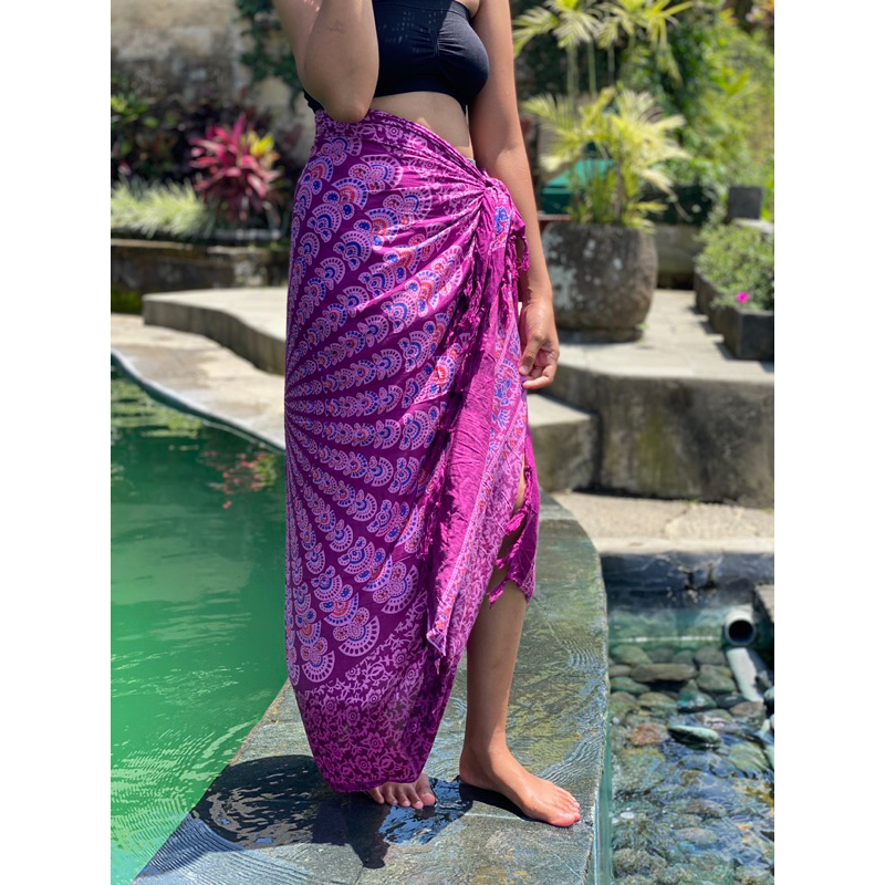 Kamen pantai Bali / sarong pantai jegeg/kain pantai multifungsi