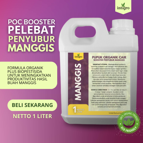 Pupuk Manggis Cepat Berbuah / Pupuk Buah Manggis / Pupuk Organik Pelebat Booster Manggis Perangsang 
