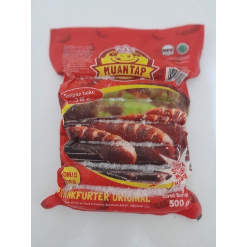 

Sosis Muantap 500gr isi 7 pcs