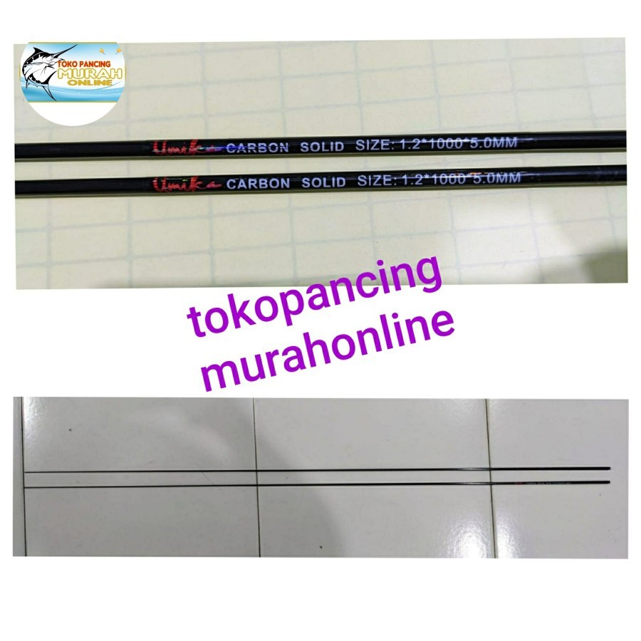 BLANK JORAN CARBON SOLID UMIKA 100 cm (1.2x5.0 mm) Lentur