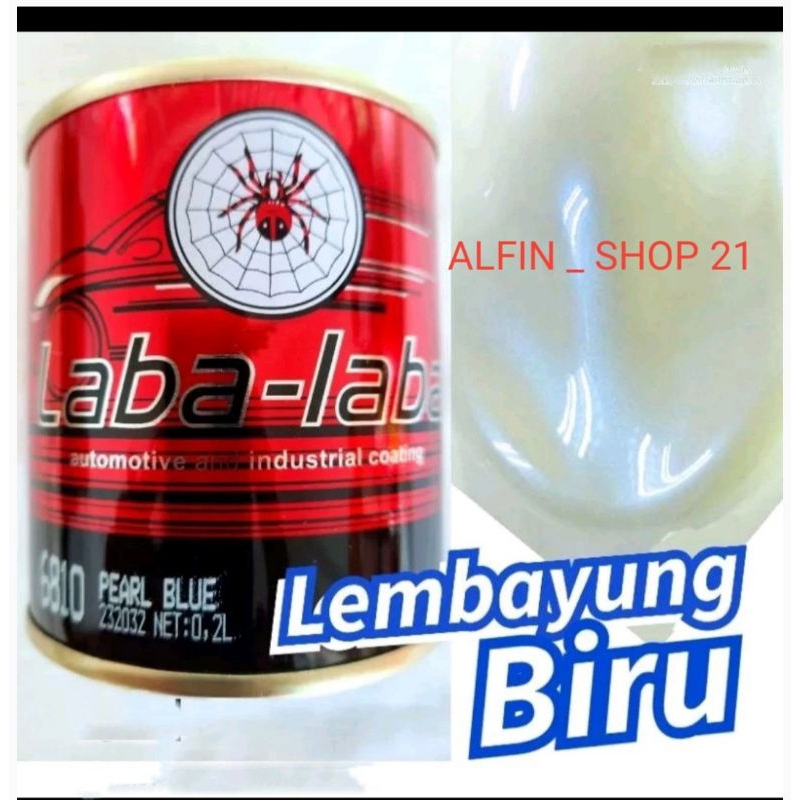 Cat Lembayung Pearl/Mutiara BIRU/PUTIH Violet/ MERAH/GREEN/GOLD Laba-Laba White1KG