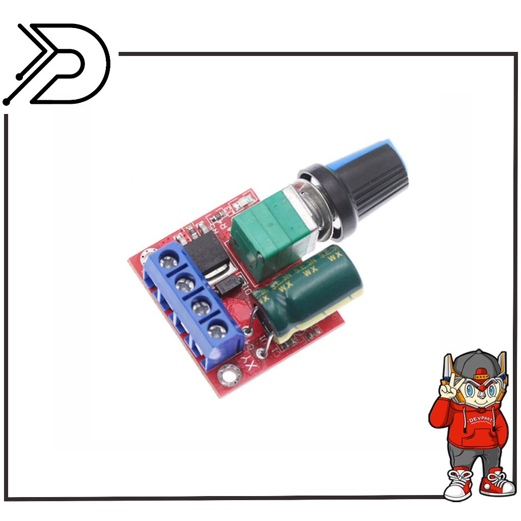 PWM Motor Speed Controller DC 5v-35v Variable PWM Motor Speed LED Dimmer