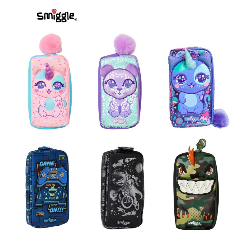 

Smiggle Budz Character Pencil Case / tempat pensil anak sekolah