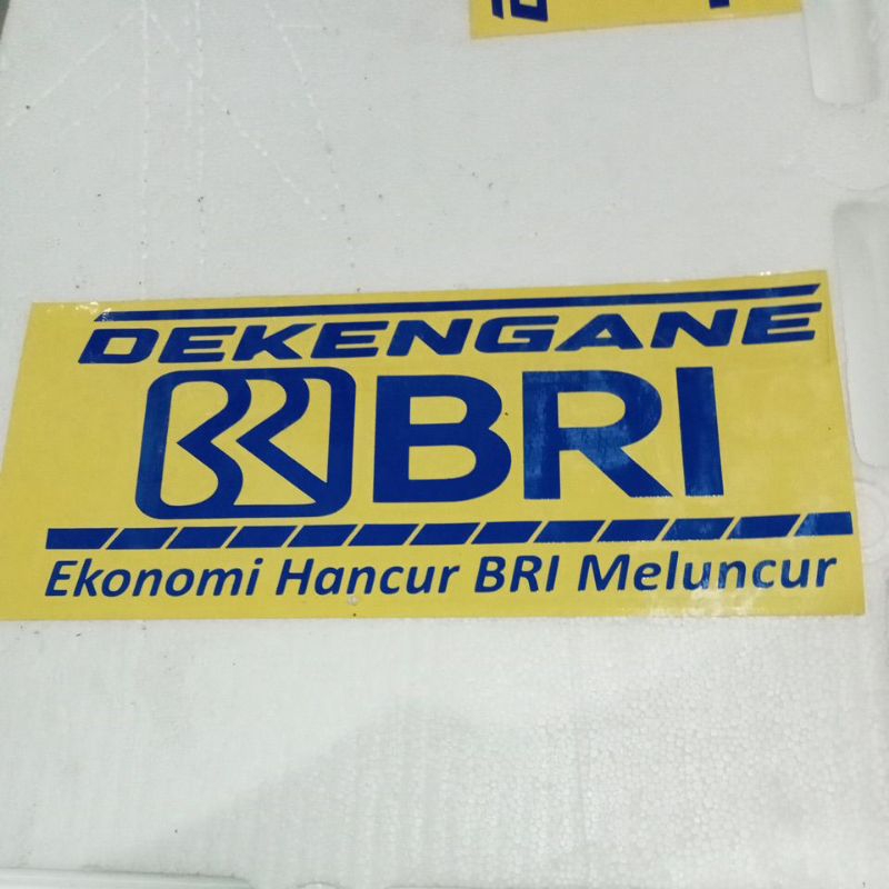 stiker DEKENGAN BRI